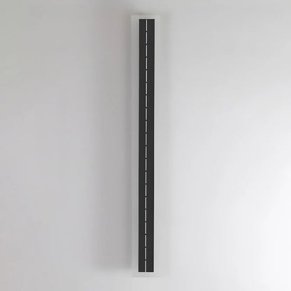 Solstice Solar Outdoor Wall Light, LED Strip Waterproof, Aluminum, Porch & Patio