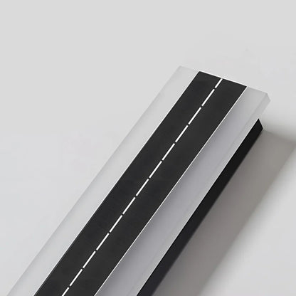 Solstice Solar Outdoor Wall Light, LED Strip Waterproof, Aluminum, Porch & Patio