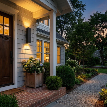 Sten - US porch entrance at dusk