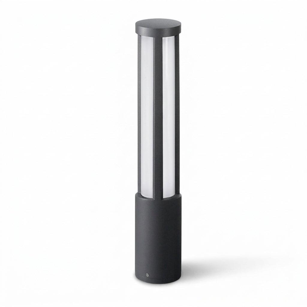 Tårn Modern Cylindrical LED Bollard Light - clean studio