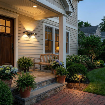 Undertow - US porch entrance at dusk