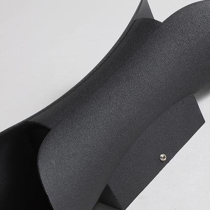 Uzu Modern Curved Up-Down LED Outdoor Wall Light