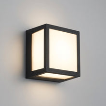 Vega square lantern wall sconce - clean studio
