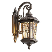 Kyoto Vintage Outdoor Porch Light, Window Paper-Cut LED, Waterproof, Hallway & Patio