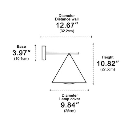 Suzu Bell Modern Outdoor Wall Light, Minimalist LED Sconce, Waterproof, Patio & Porch