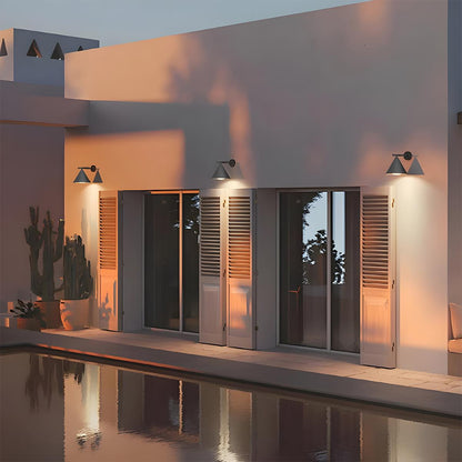 Suzu Bell Modern Outdoor Wall Light, Minimalist LED Sconce, Waterproof, Patio & Porch
