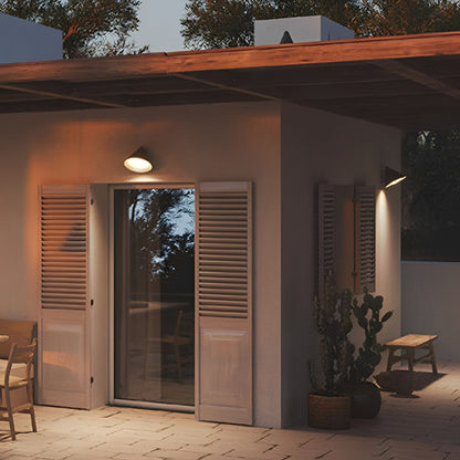Suzu Bell Modern Outdoor Wall Light, Minimalist LED Sconce, Waterproof, Patio & Porch
