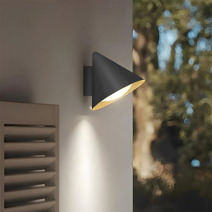Suzu Bell Modern Outdoor Wall Light, Minimalist LED Sconce, Waterproof, Patio & Porch