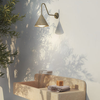 Suzu Bell Modern Outdoor Wall Light, Minimalist LED Sconce, Waterproof, Patio & Porch
