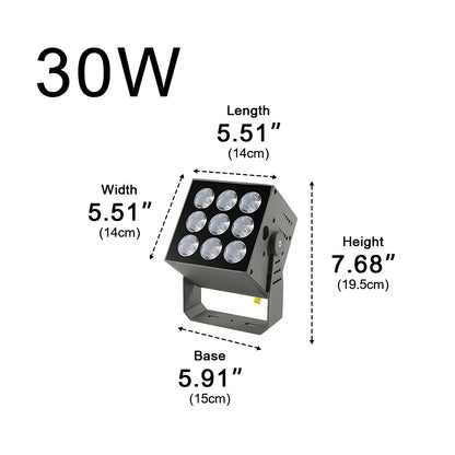 Hikari Outdoor LED Spot Light, IP67 Waterproof Super Bright, Aluminum, Garden & Wall