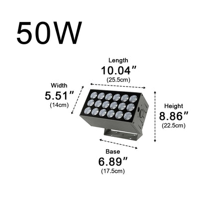 Hikari Outdoor LED Spot Light, IP67 Waterproof Super Bright, Aluminum, Garden & Wall