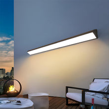 Outdoor LED Strip Wall Light, Solar Waterproof, Aluminum, Porch & Patio