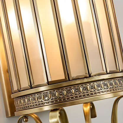 Lars Vintage Outdoor Porch Light, Mid-Century LED Wall Sconce, Copper & Bronze