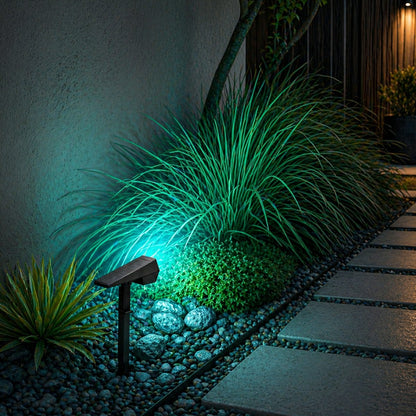 Viggo Solar Outdoor Spotlight & Tree Uplight, Adjustable LED, IP65 Waterproof, Garden & Landscape