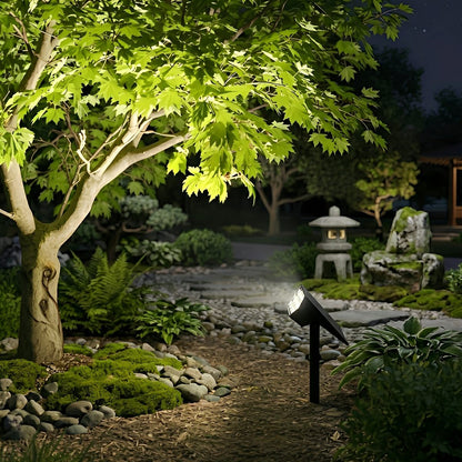 Viggo Solar Outdoor Spotlight & Tree Uplight, Adjustable LED, IP65 Waterproof, Garden & Landscape