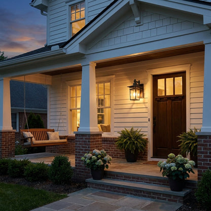 Wexford - US porch entrance at dusk