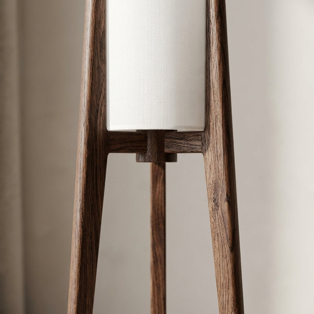 Tripod floor lamp - base detail