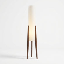 Tripod floor lamp - dark walnut, clean