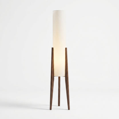 Tripod floor lamp - dark walnut, clean