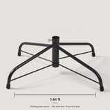 Folding steel tree stand dimensions: 1.64 ft / 0.5 m wide