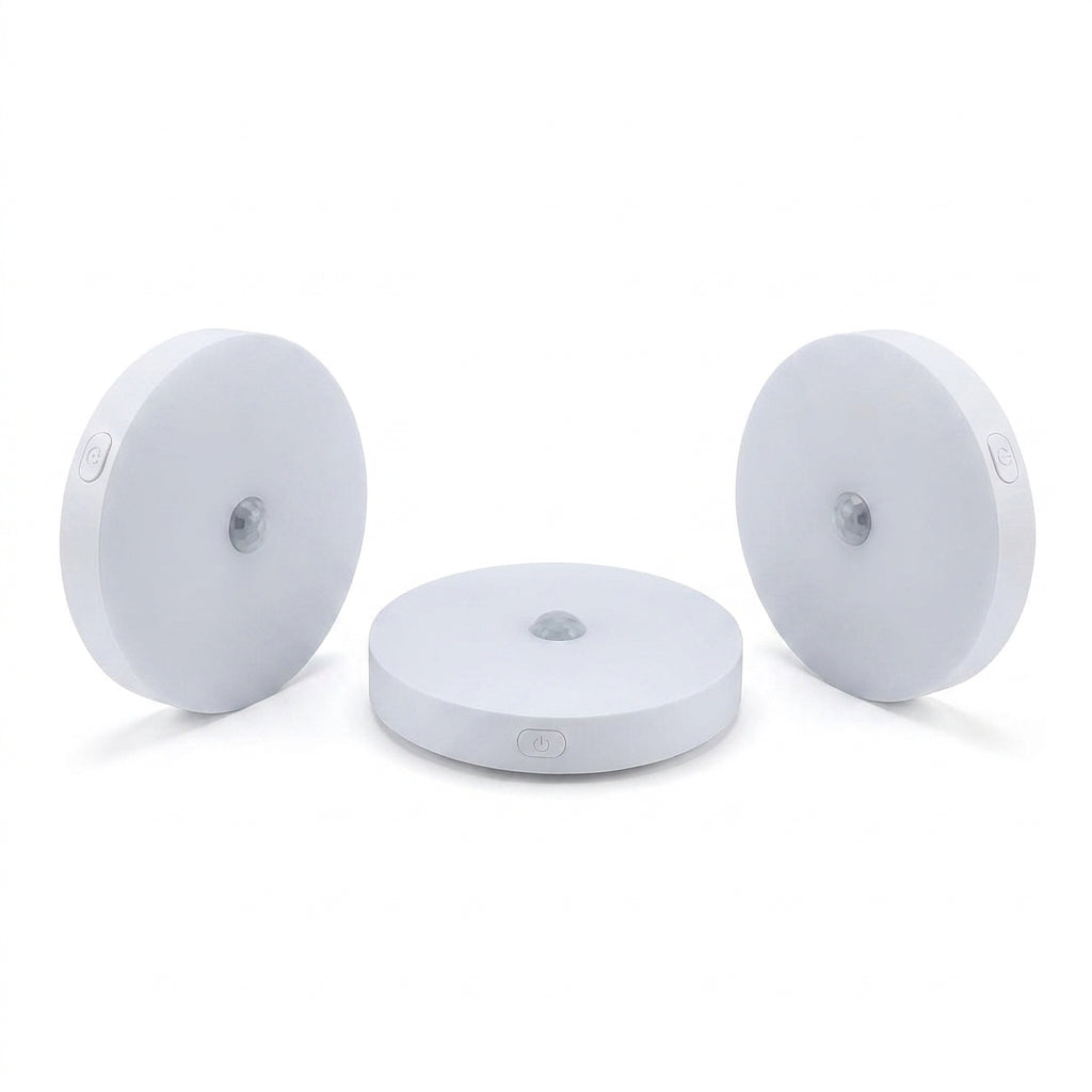 Yura Rechargeable Motion Sensor Night Light - 3-pack on white background